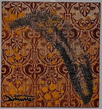 Dotmasters"Banana"Unique Handmade Hand Signed OOAK Stencil Aerosol Painting.