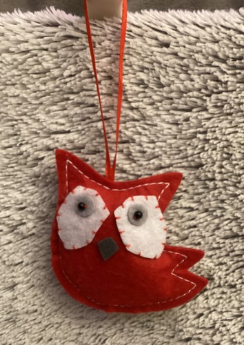 New felt owl christmas tree - owl,