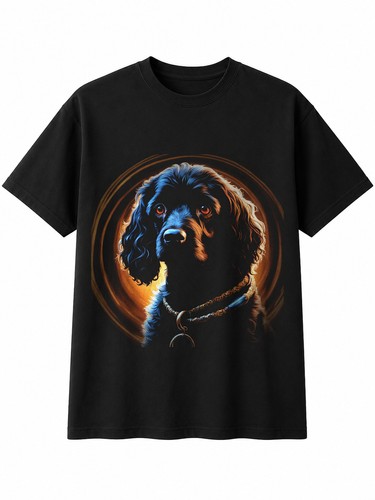 Dark fantasy cockapoo - cockapoo, orbit