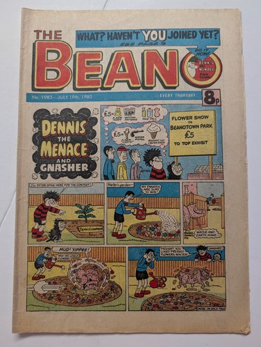 Beano comic 1983 - comic, july