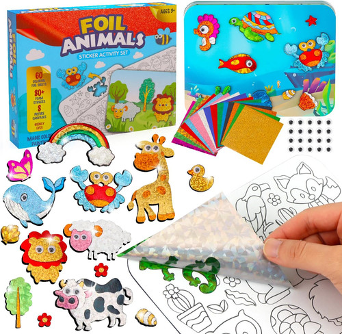 Foil art for kids animal - foil,