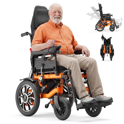 Reclining electric wheelchair - electric,