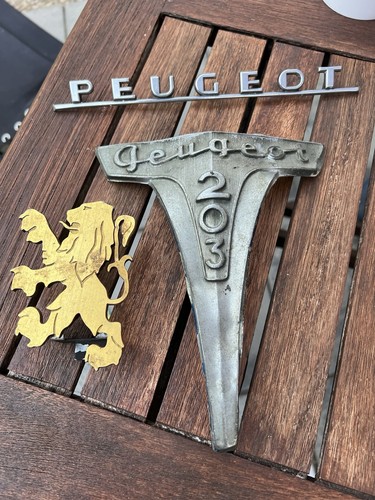 Vintage peugeot car badge - peugeot,