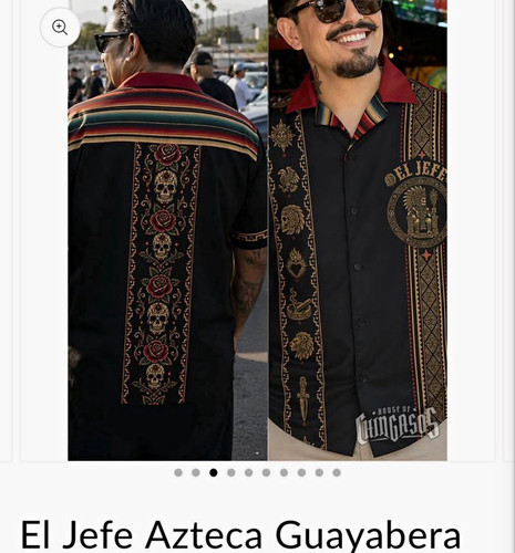 Jefe azteca guayabera - el,