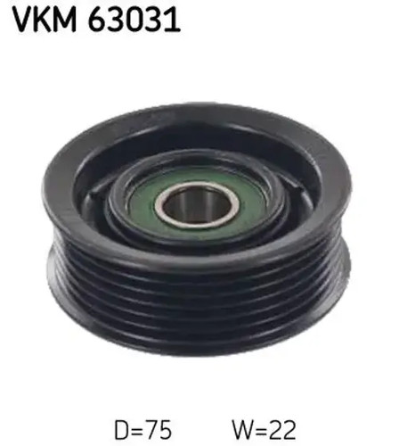 Belt pulley vkm 63031 skf - pulley,