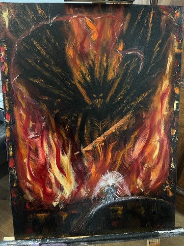 Gandalf balrog oil - gandalf, balrog.