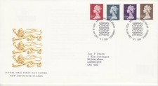 GB Stamps First Day Cover Machin high Value Definitive £1.50 to £5 SHS 1999