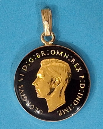 Vintage enamelled george - enamelled,