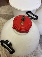 Home Brew Pressure Barrels Round Type with caps tap & Brass Valves