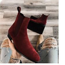 Handmade Burgundy Suede Formal