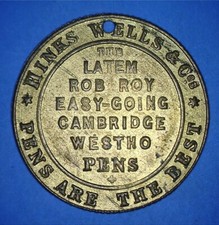 1907 HINKS WELLS PENS EDWARD