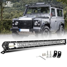 26"inch 1200W Dual Row LED Work Light Bar 4WD Truck SUV ATV Driving Lamp 25/24"