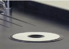 WorkTop Bin Holder 276mm Black