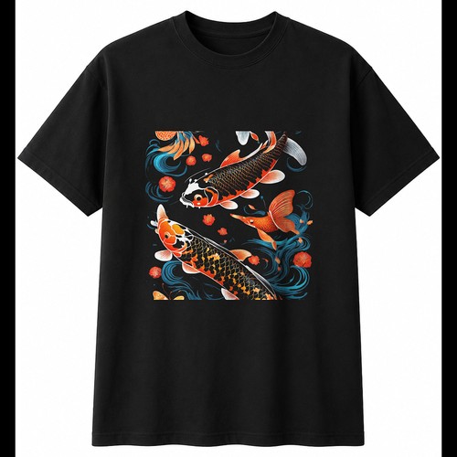 Koi butterfly the - butterfly, waves