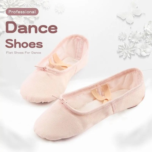 Ballet shoes pink leather - ballet, shoes,