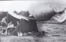Wartime Barrage Balloon Unit Reproduction Postcard unused VGC