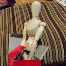 Crawford & Black - 12” Artists Wooden Manikin - Adjustable Limbs