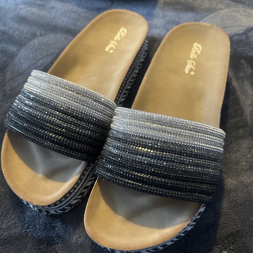 Diamante sliders size 5 - diamante,