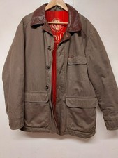 Marlboro Classics Mens Jacket XL Khaki Green Utility Hunting Countries Lined 