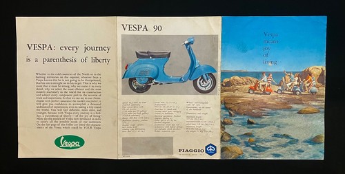 Vespa brochure joy of - brochure,