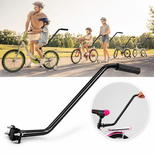 Kids bike training - training, push