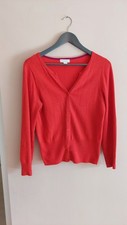 Monsoon Orange Cardigan Size