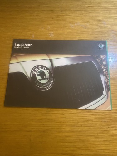 Skoda service book - skoda,