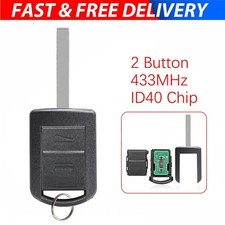 2 Button Remote Key Fob FOR