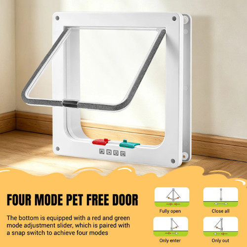 Universal fit pet - door, locking