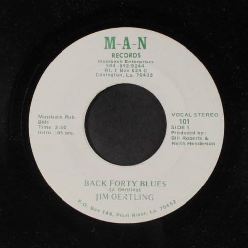 Jim oertling back - forty, blues