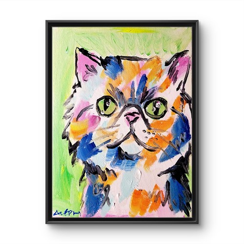 Aleph hand painted - hand,