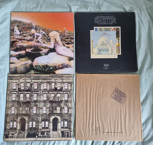 1978 led zeppelin vinyl record - led,