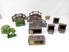 Vintage FGT & SONS and TAYLOR & BARRETT Lead Scenery / Farm Job Lot Toy Soldiers