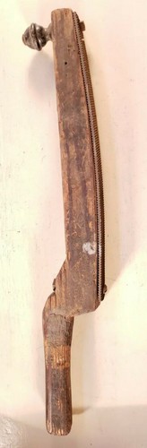 Antique primitive curved metal - primitive,