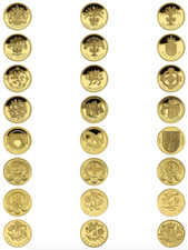 £1 British One Pound Coins