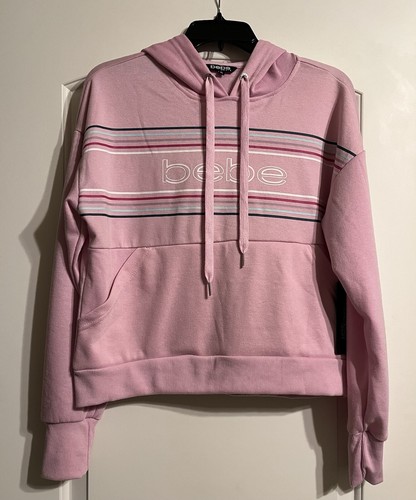 Bebe sport hoodie size - size, pink