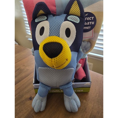 Bluey bath towel buddy - towel, &