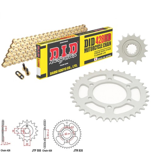Rd80 chain and sprocket - and,