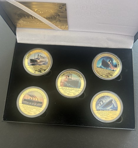 Titanic commemorative coins - titanic,
