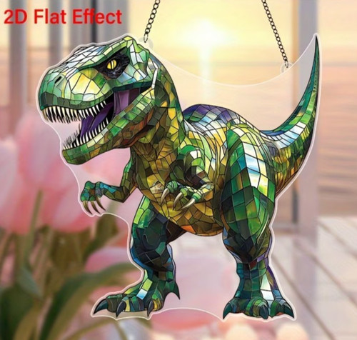 Acrylic dinosaur suncatcher - acrylic,