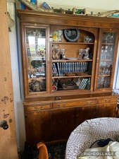 Antique Yew Wood Sideboard