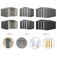 BIRCHTREE Garden Shed Metal