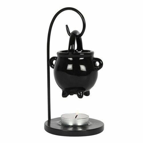 Black hanging cauldron oil - cauldron,