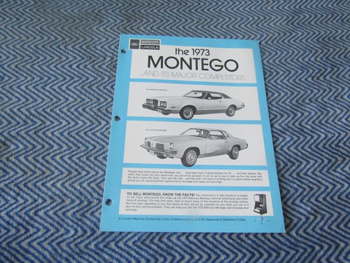 1973 mercury montego dealer - mercury,