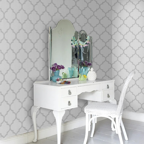Art deco lattice wallpaper - deco,