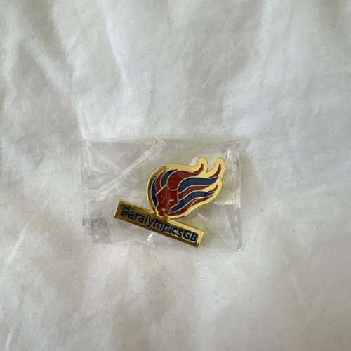 Paralympicsgb flame enamel pin - enamel,