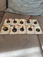 Marvel Heroclix Bundle Of 10 Unique and rare Figures. All with Correct Cards #6