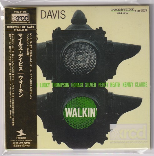 Xrcd miles davis walkin all - xrcd,