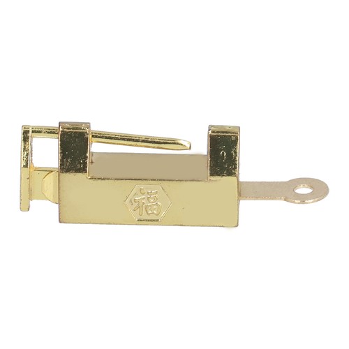 Golden vintage padlock mini - vintage,