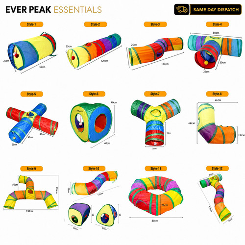 Foldable cat tunnel tube - foldable,